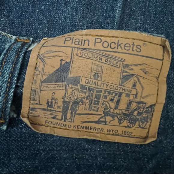 VTG 70’s Plain Pockets High Rise straight fit jeans - Picture 11 of 14